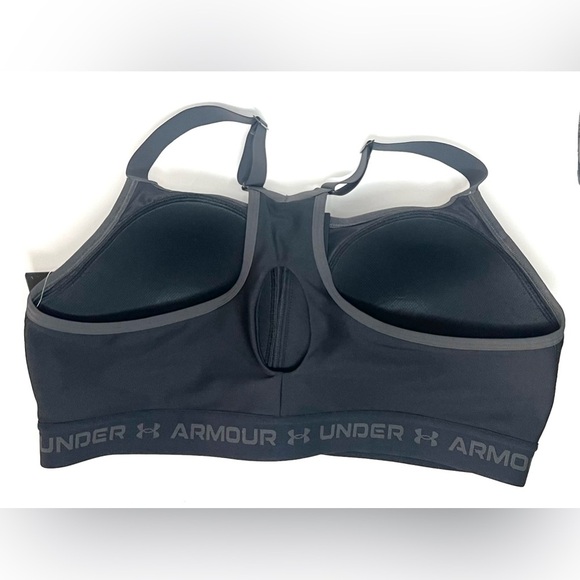 Under Armour NEW Women's Armour High Crossback Zip Sports Bra Sz 42D - Picture 5 of 7